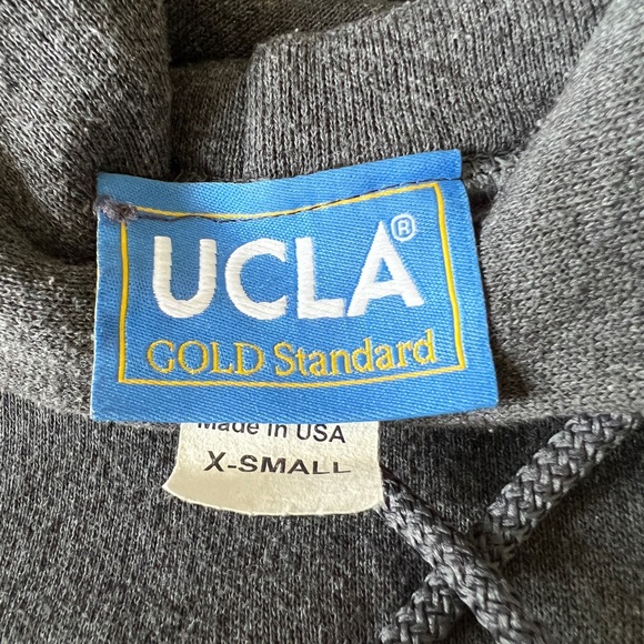 UCLA GRAY HOODIE SWEATSHIRT - Picture 3 of 3